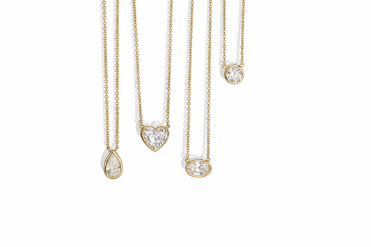 18K Gold-Plated Stainless Steel Pendant Necklace