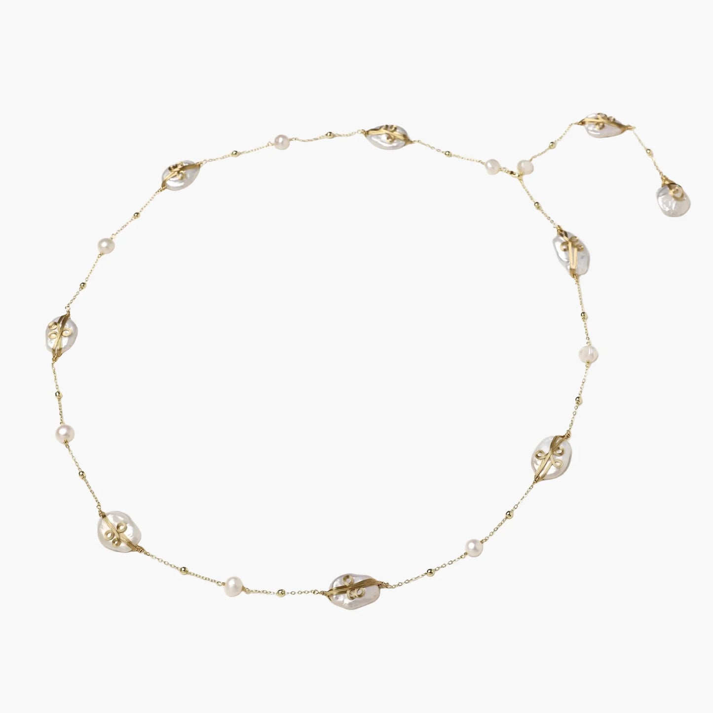 Baroque Pearl Garden Necklace