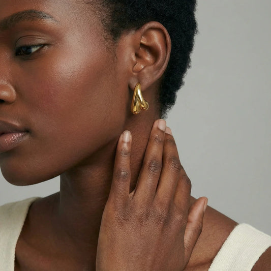 Sculpted Drop Earrings