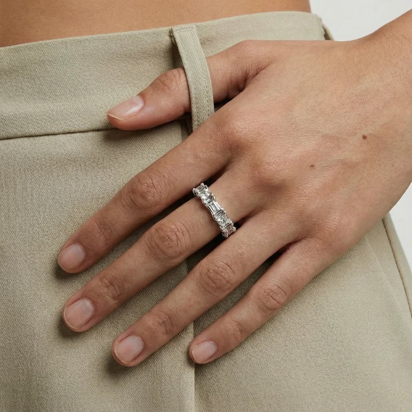 Geometric Luxe Ring