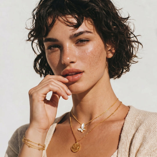 Golden Orbit Bracelet by Gabriella's Jewels
