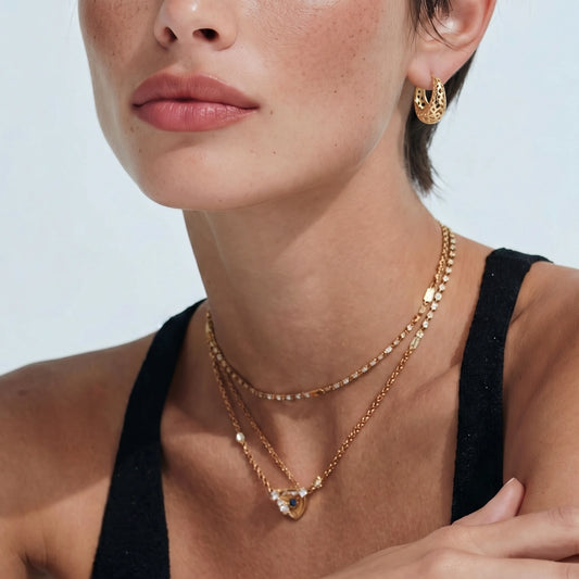 Honeycomb Dream Hoops by Gabriella's Jewels