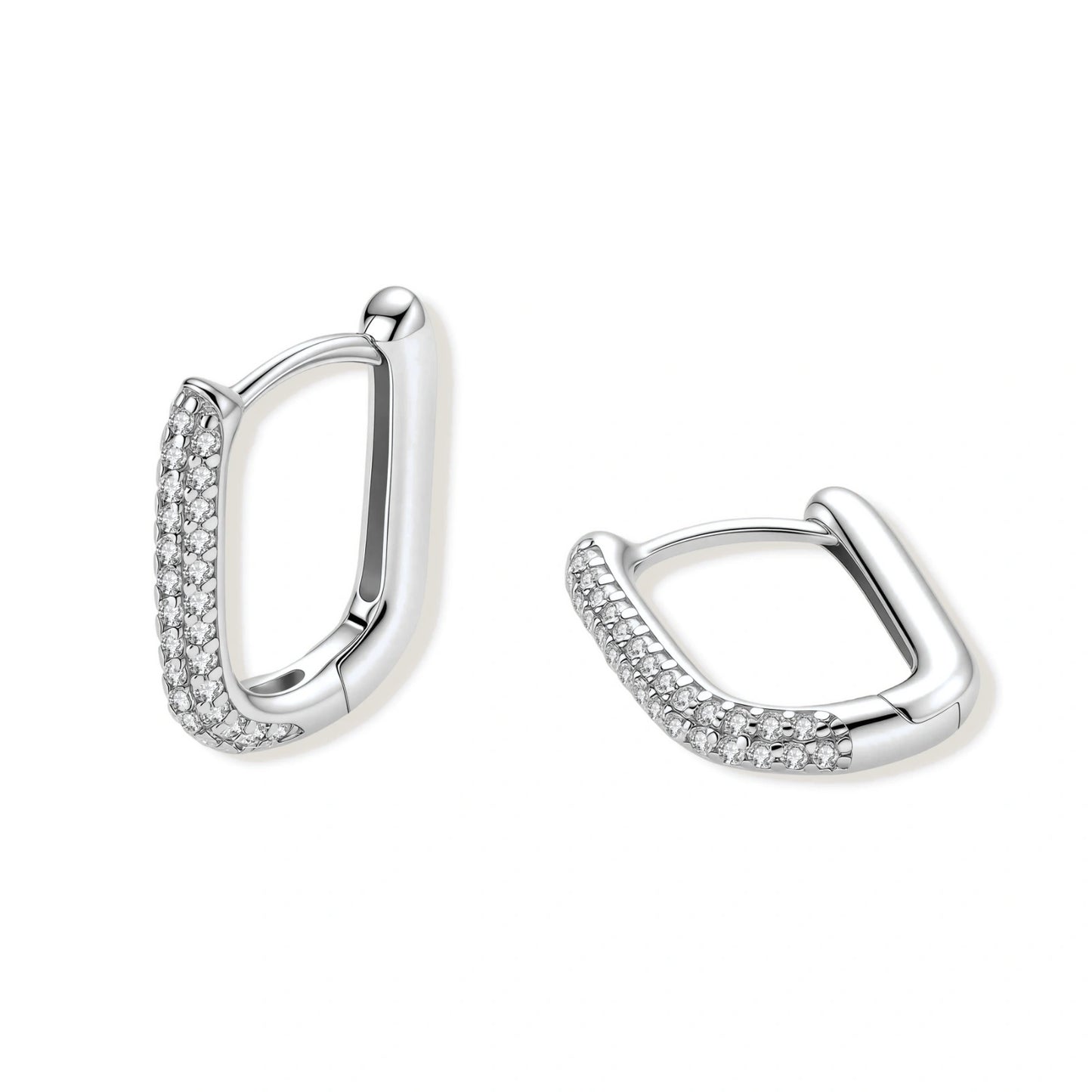 Sparkle Huggie Hoops by Gabriella's Jewels