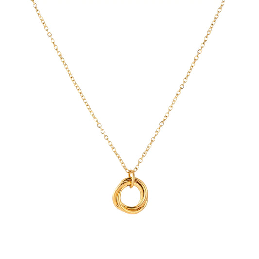 Twisted Harmony Necklace by Gabriella's Jewels