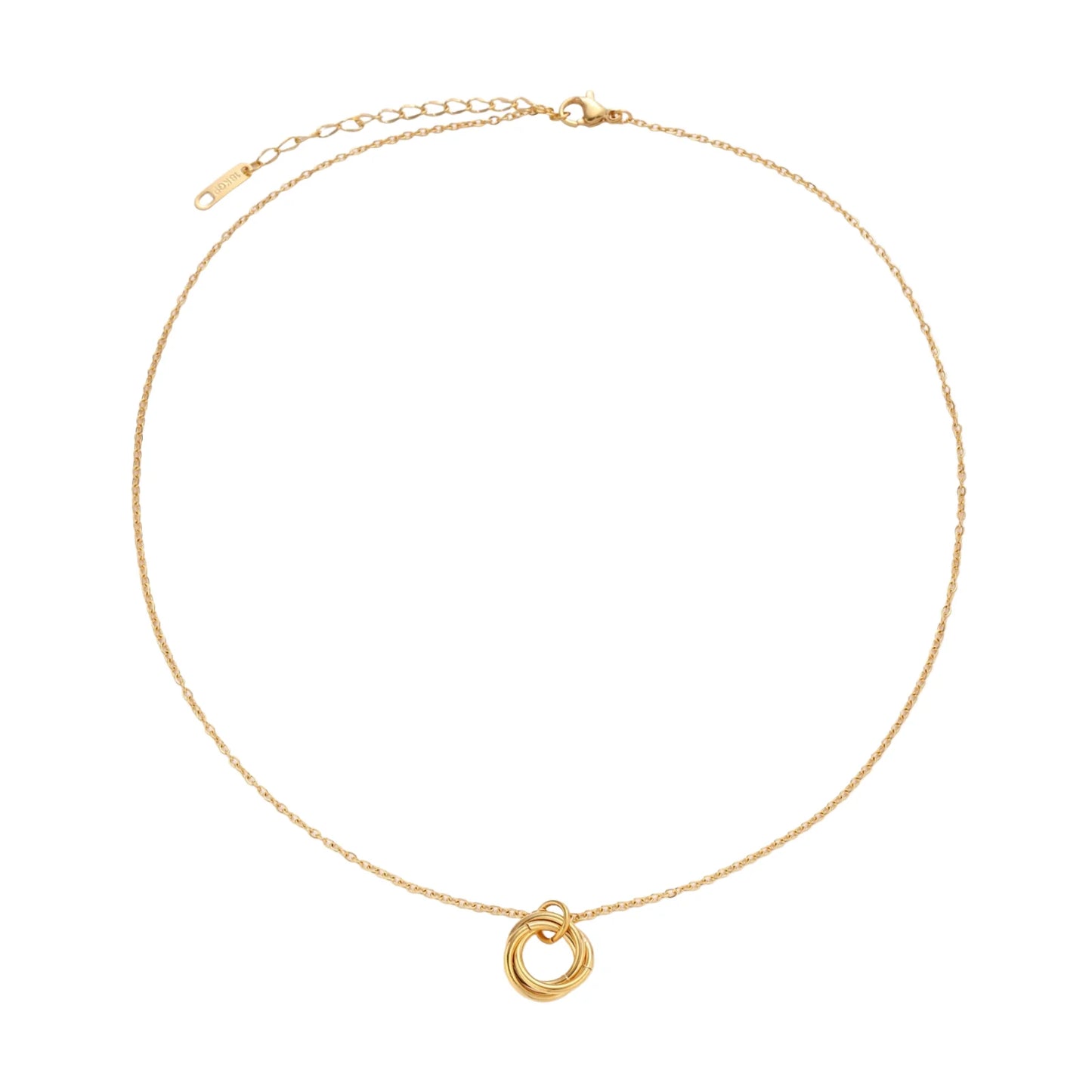 Twisted Harmony Necklace by Gabriella's Jewels