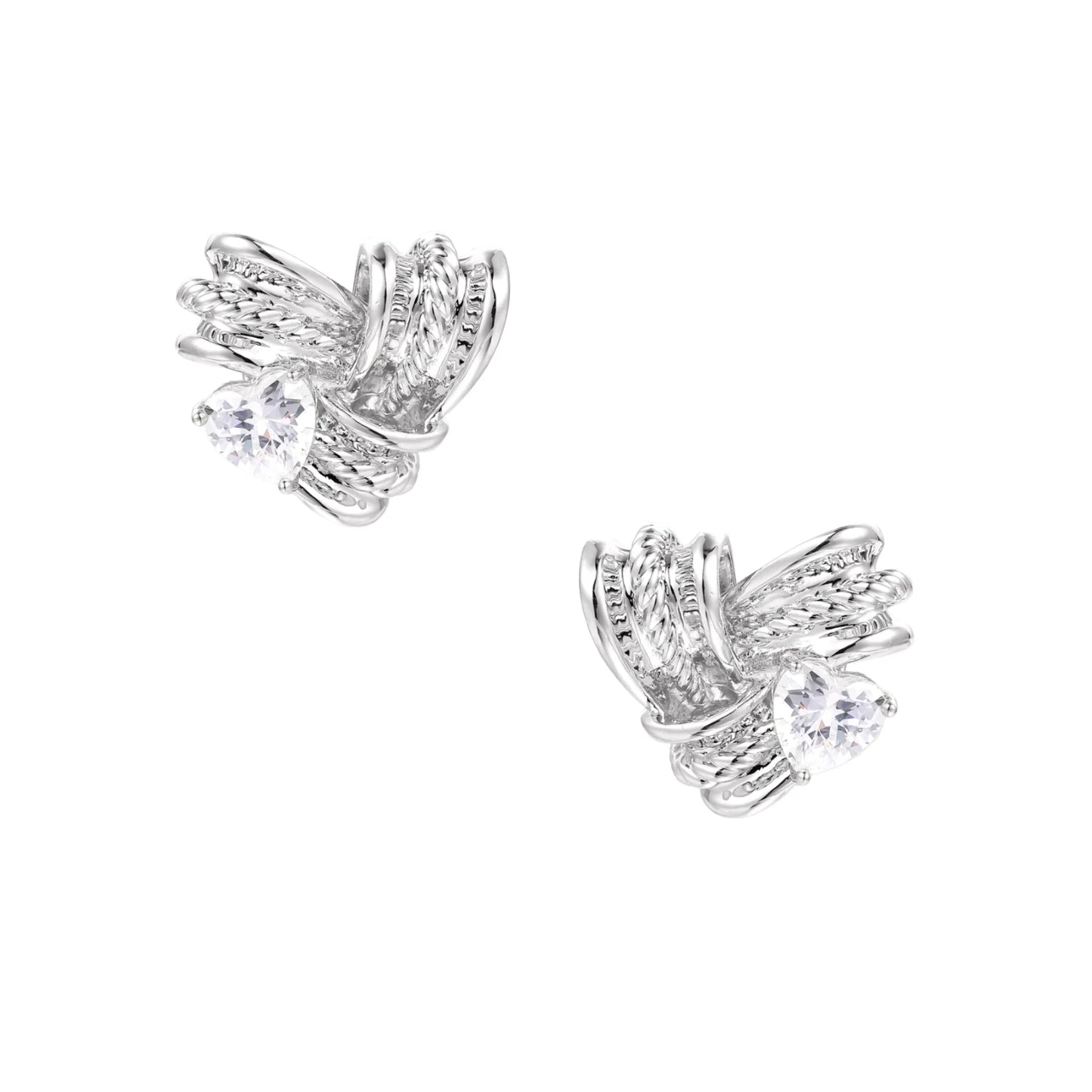 Twisted Elegance Studs by Gabriella's Jewels