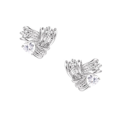 Twisted Elegance Studs by Gabriella's Jewels