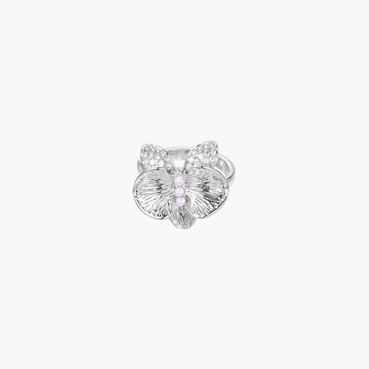 Pearl Orchid Ring