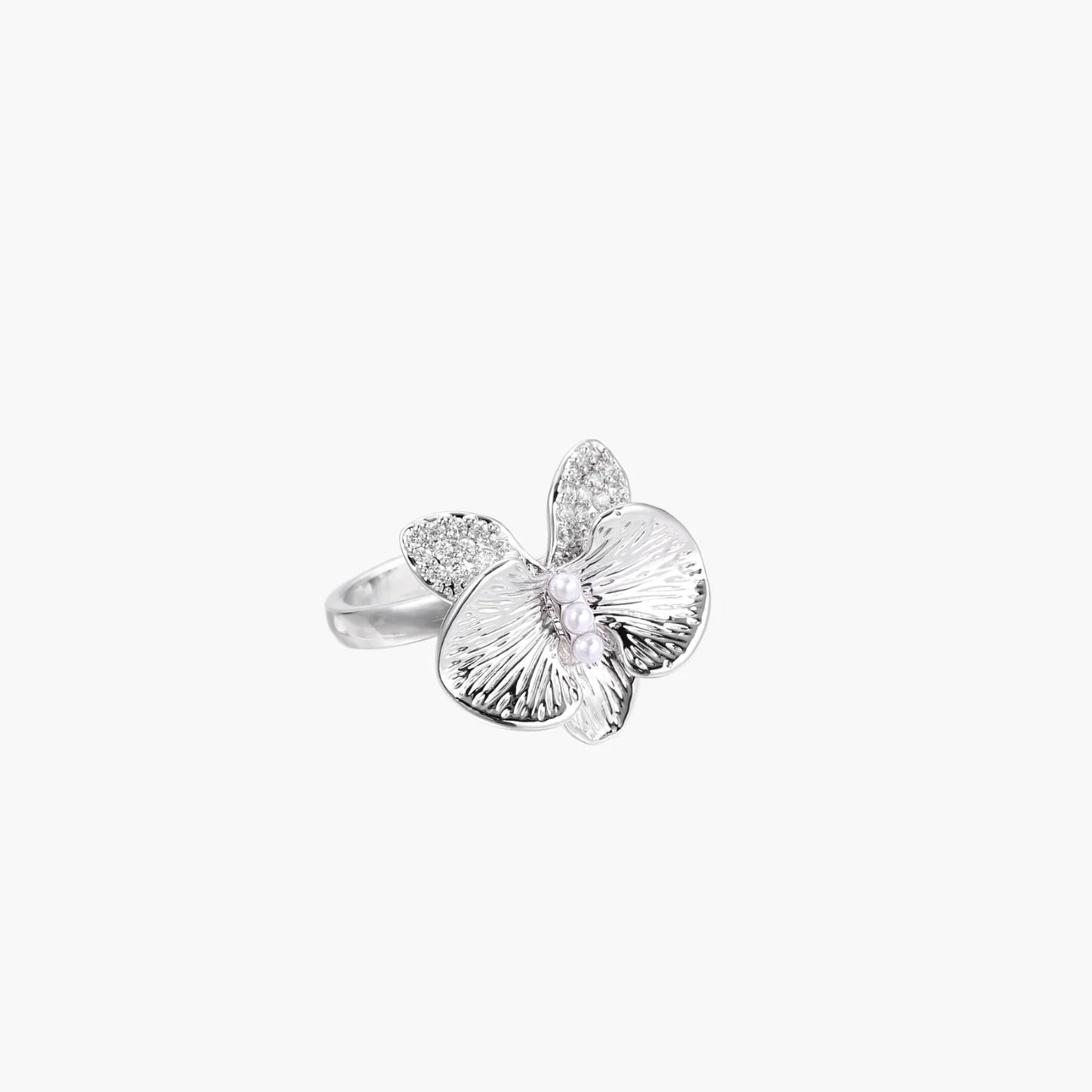 Pearl Orchid Ring