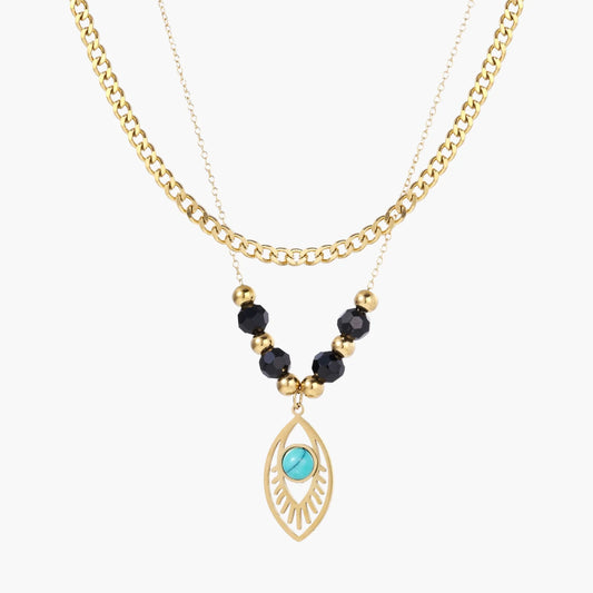Eye of Serenity Layered Necklace