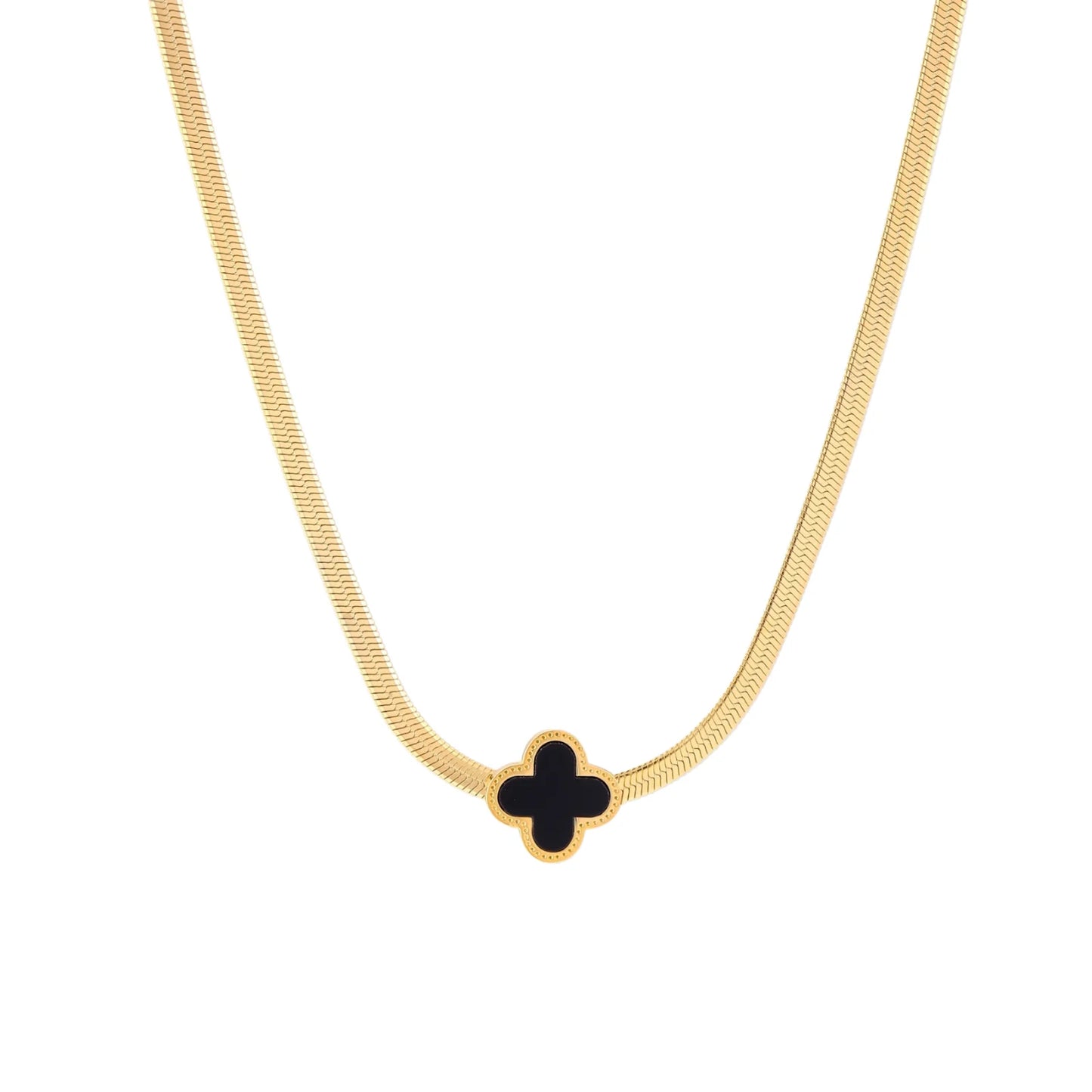 Lucky Clover Necklace by Gabriella's Jewels