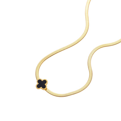 Lucky Clover Necklace by Gabriella's Jewels