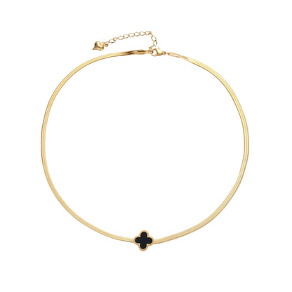 Lucky Clover Necklace by Gabriella's Jewels