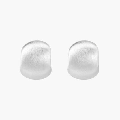 92.5% Pure Brushed Sterling Silver Studs