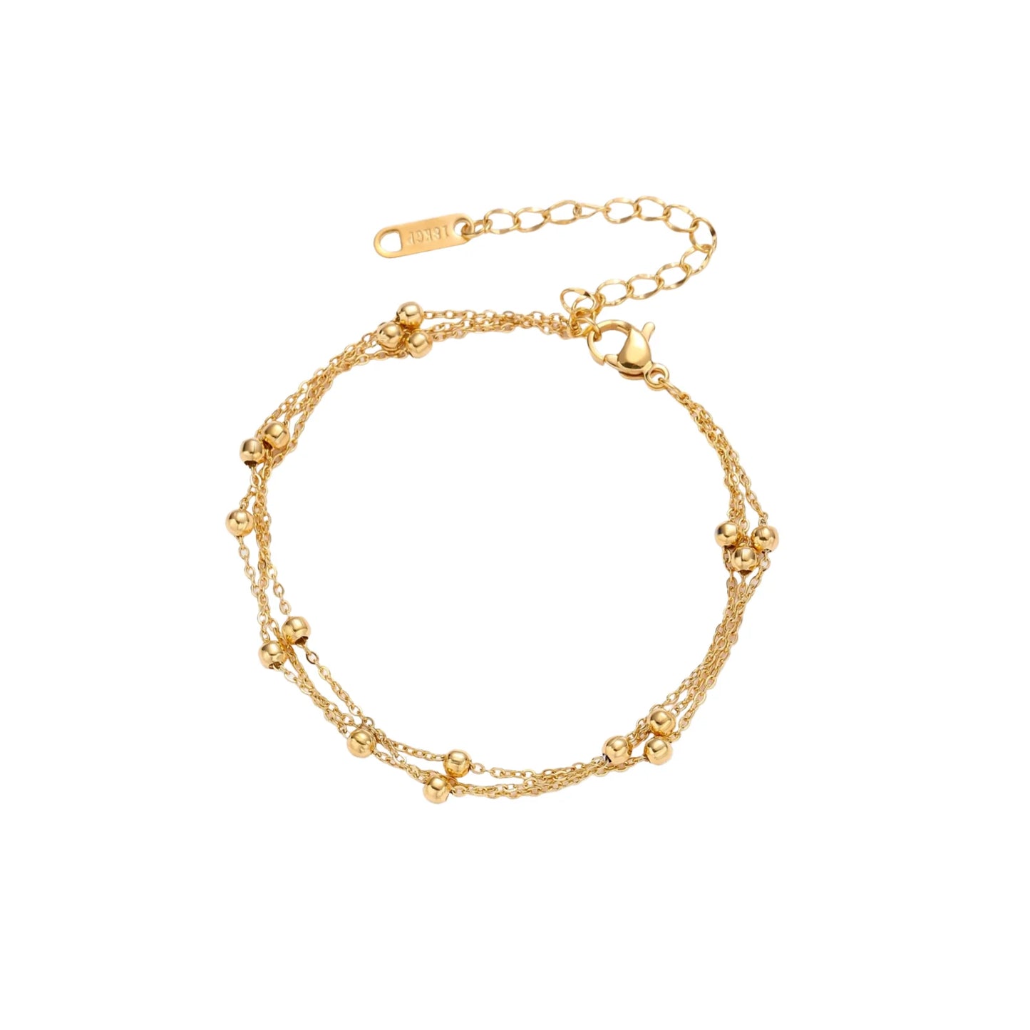 Golden Orbit Bracelet by Gabriella's Jewels