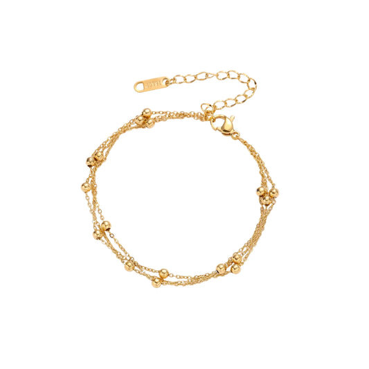 Golden Orbit Bracelet by Gabriella's Jewels