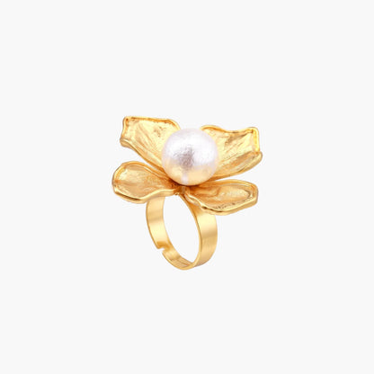 Blooming Pearl Statement Ring