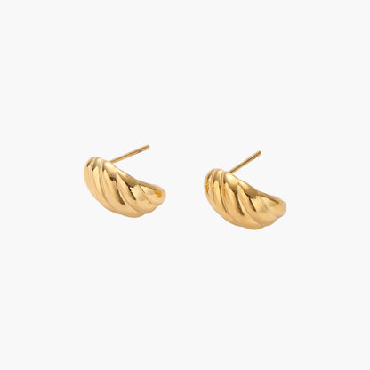 Golden Twist Studs