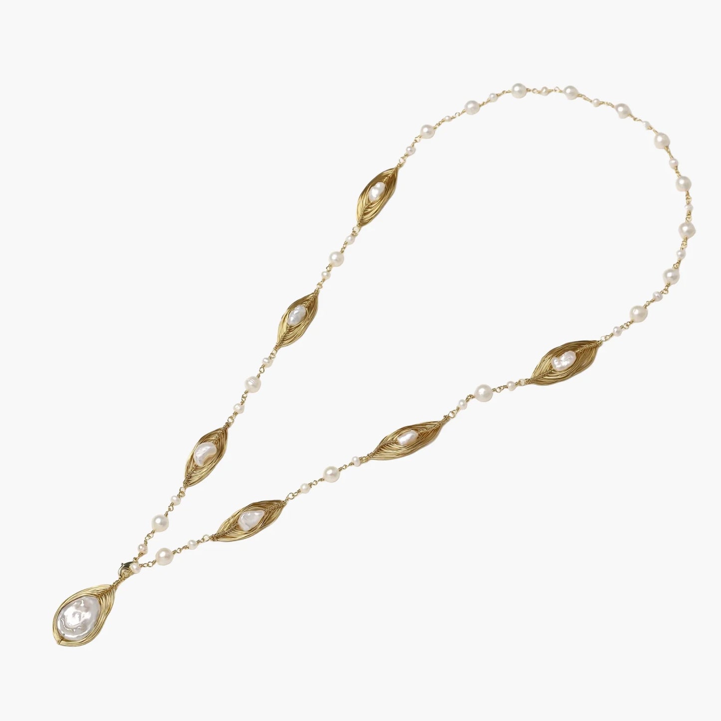 Baroque Pearl Garden Necklace