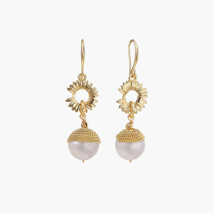 Sunburst Pearl Dangles