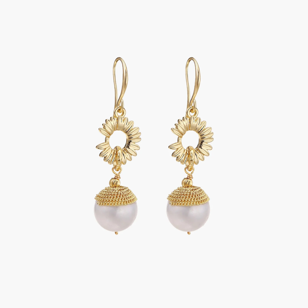 Sunburst Pearl Dangles