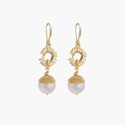 Sunburst Pearl Dangles