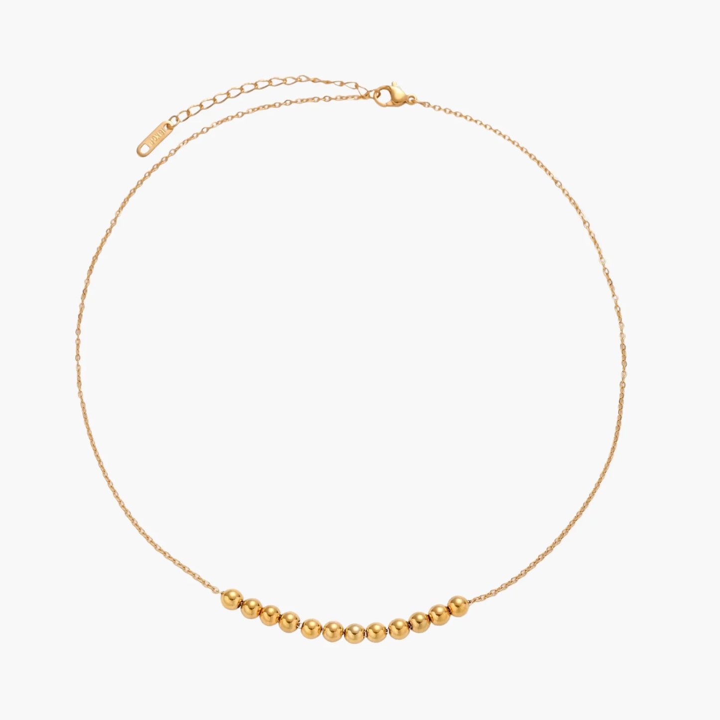 Golden Sphere Necklace