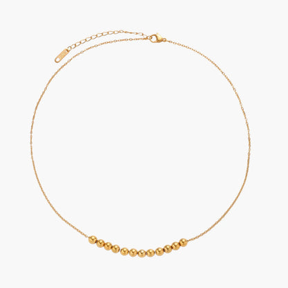 Golden Sphere Necklace
