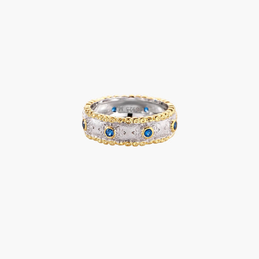Azure Dreams Band Ring