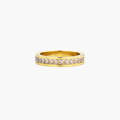 Celestial 14K Greek Key Motif Band Ring