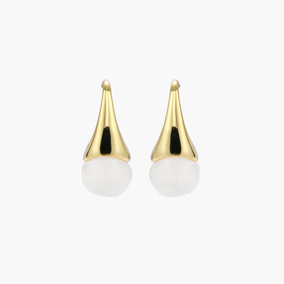 Sculptural Cone Hoops