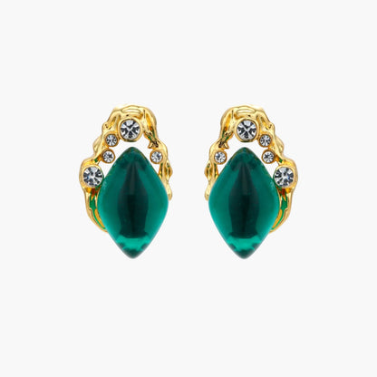 Emerald Mystique Studs