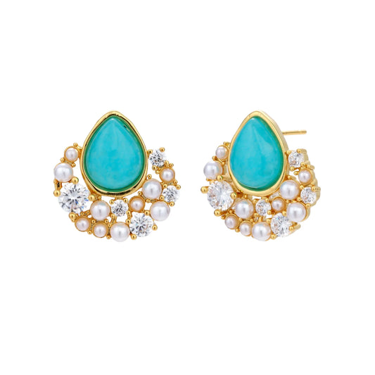 Azure Dreams Earrings by Gabriella's Jewels