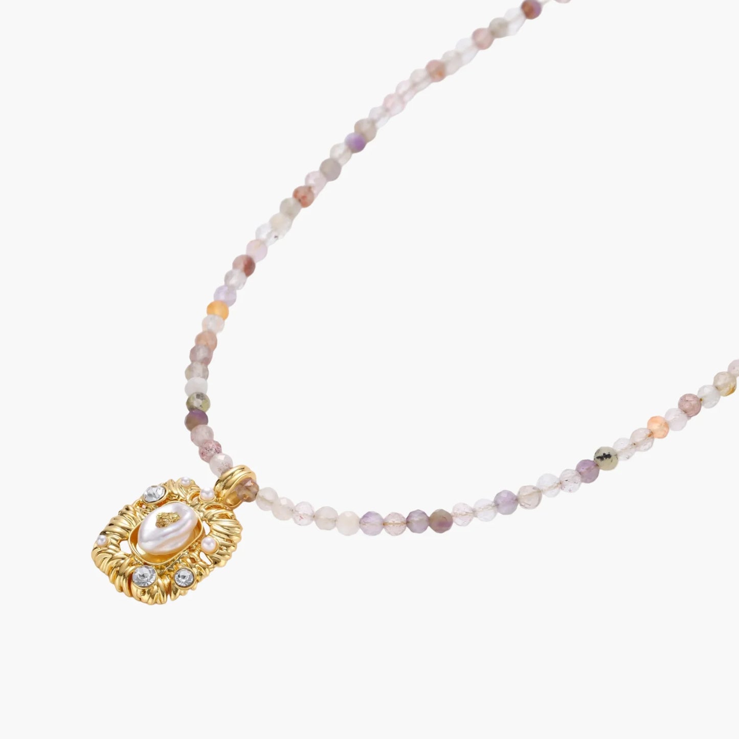 Baroque Dreams Gemstone Necklace
