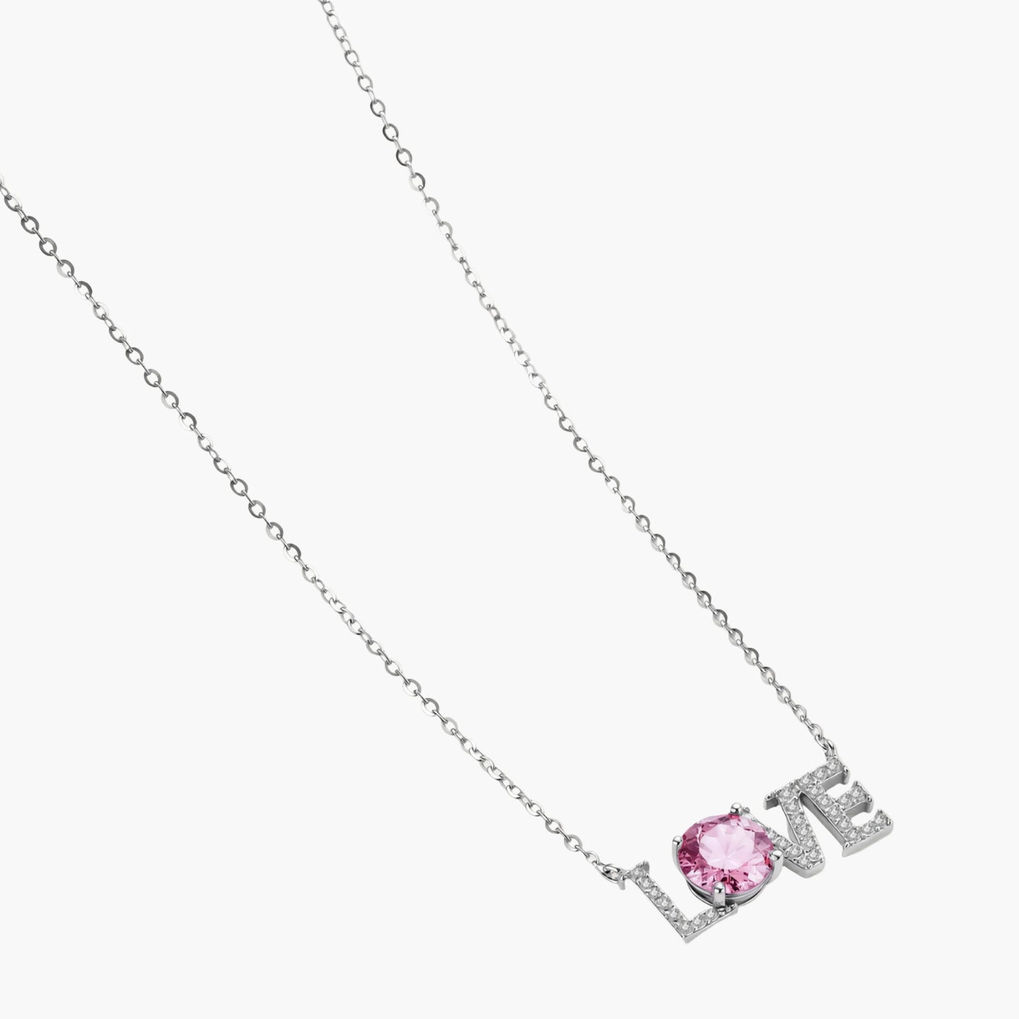 Love Moissanite Diamond Statement Necklace