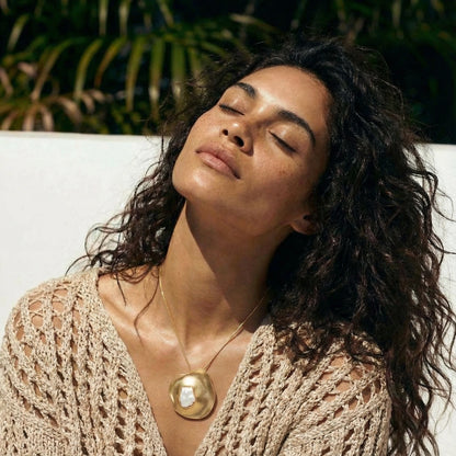 Sculptural Pearl Pendant
