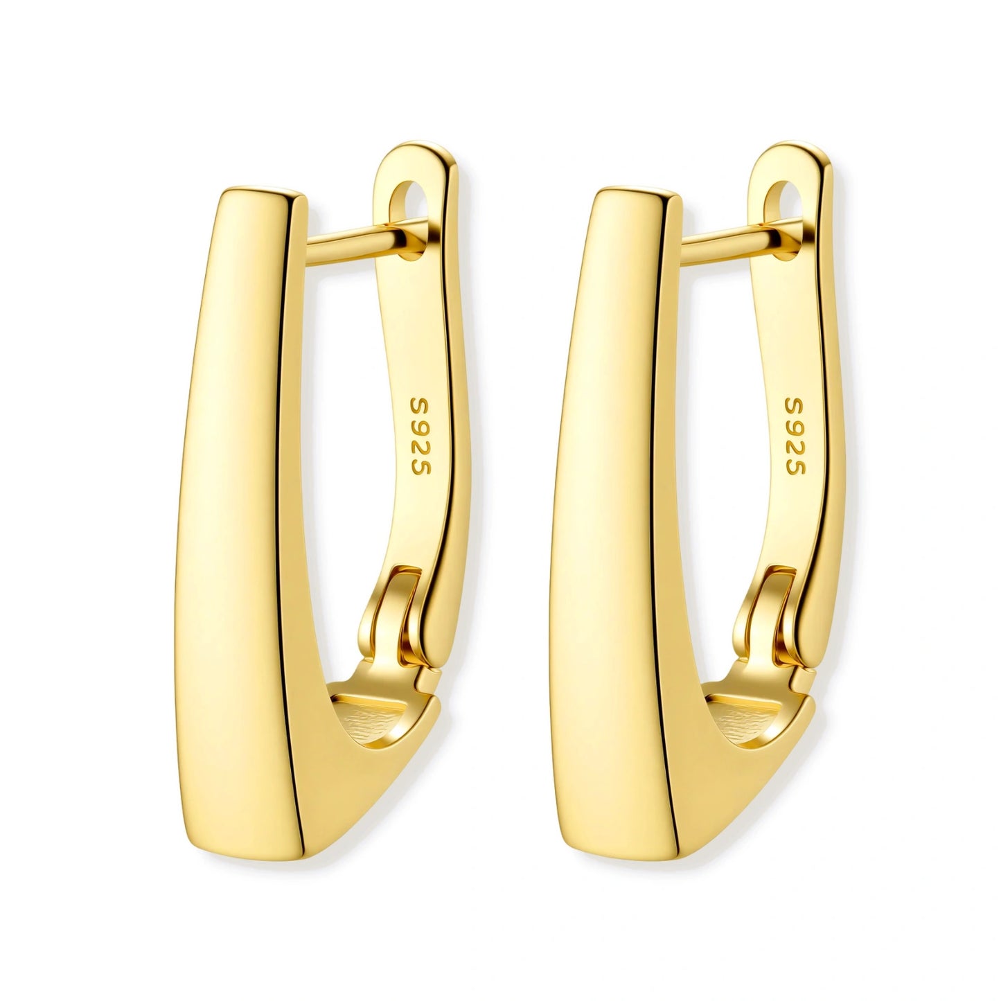 Golden Hour Huggie Earrings by Gabriella's Jewels