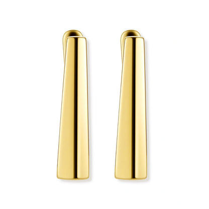 Golden Hour Huggie Earrings by Gabriella's Jewels