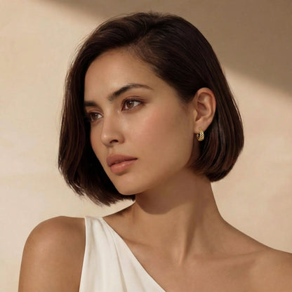 Honeycomb Dream Hoops by Gabriella's Jewels