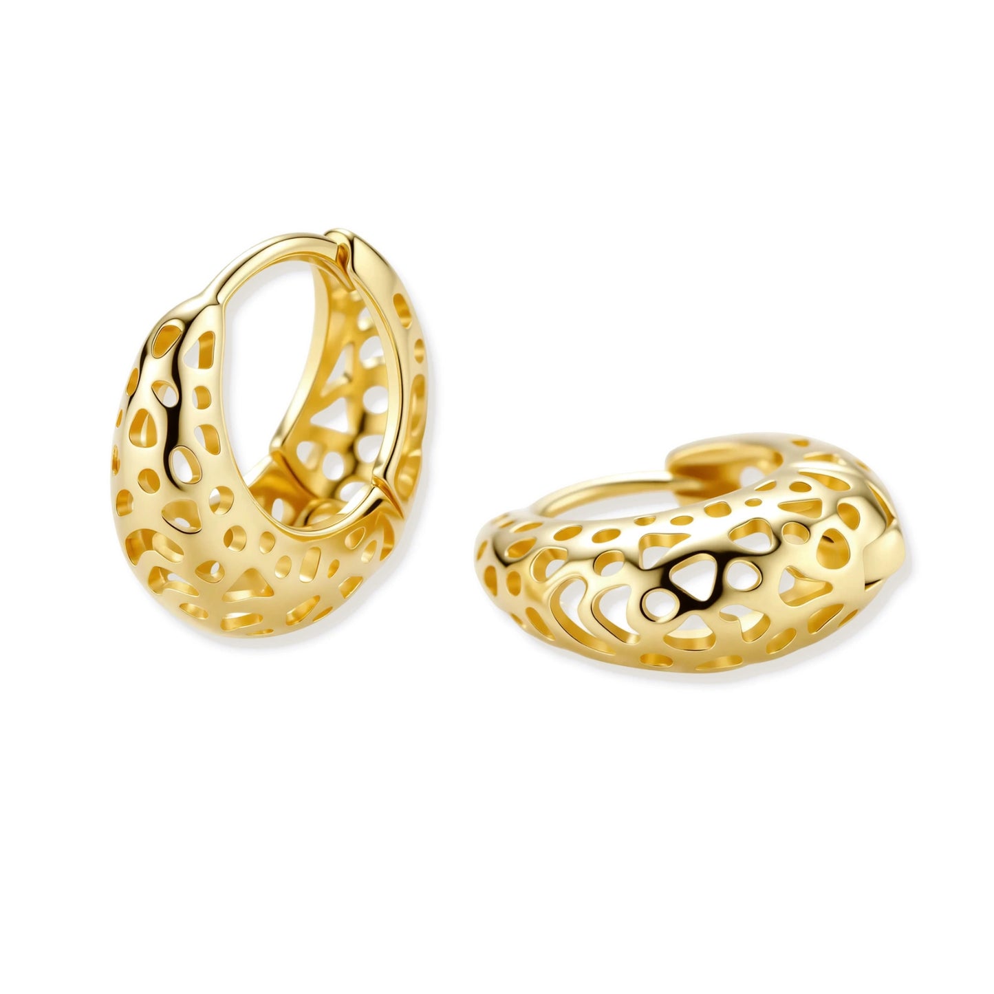 Honeycomb Dream Hoops by Gabriella's Jewels
