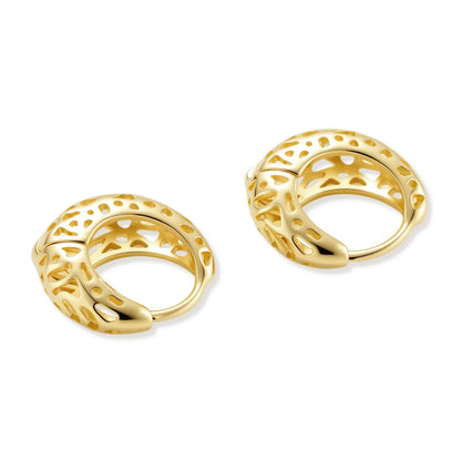Honeycomb Dream Hoops by Gabriella's Jewels