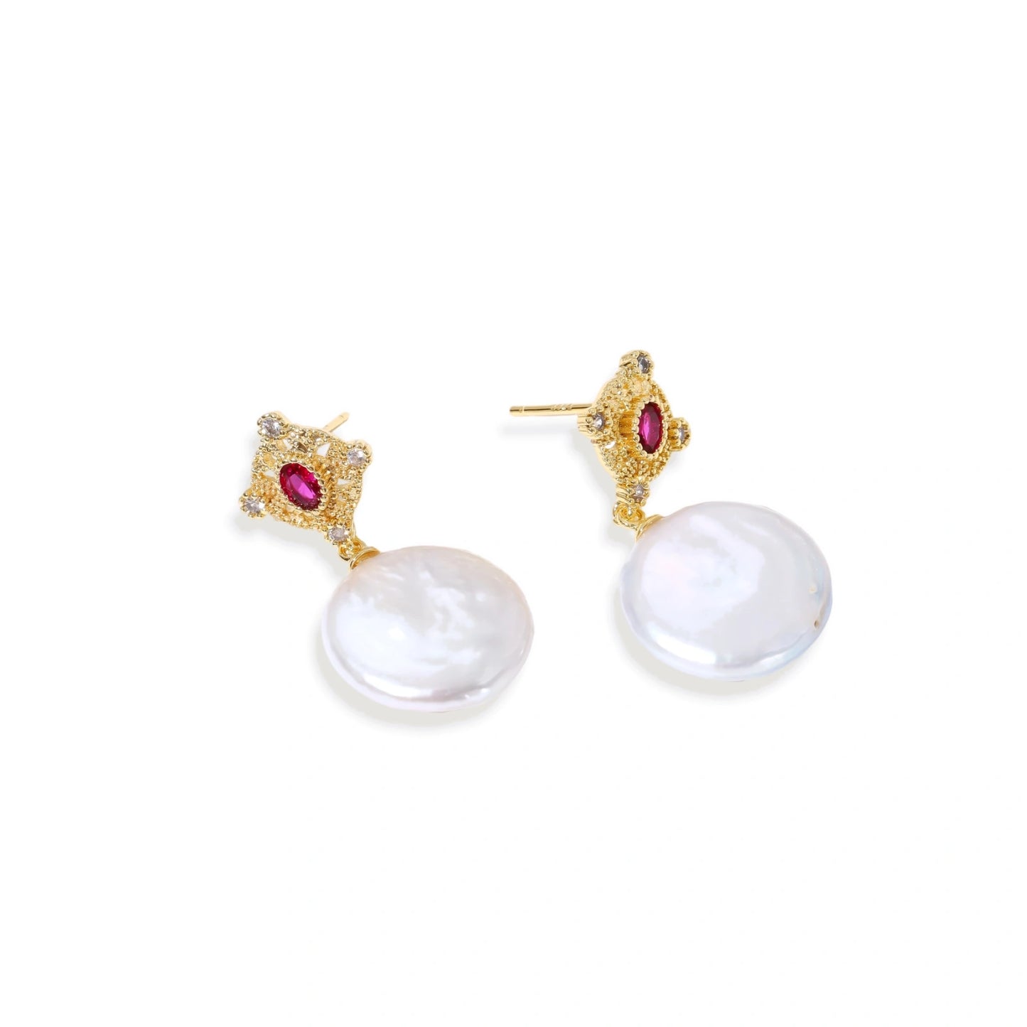 Royal Garden Pearl Drops by Gabriella's Jewels