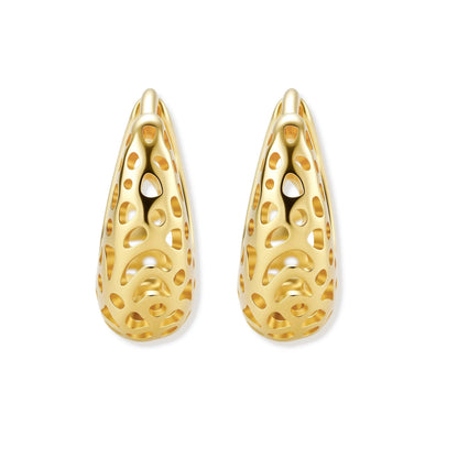Honeycomb Dream Hoops by Gabriella's Jewels