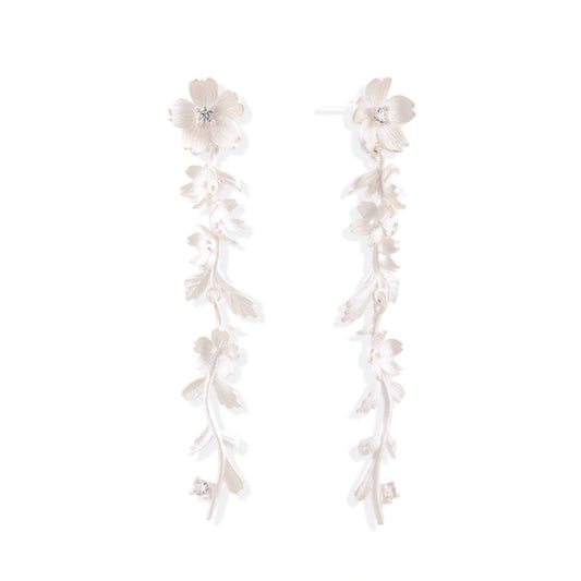 Garden Bloom Drop Earrings by Gabriella's Jewels