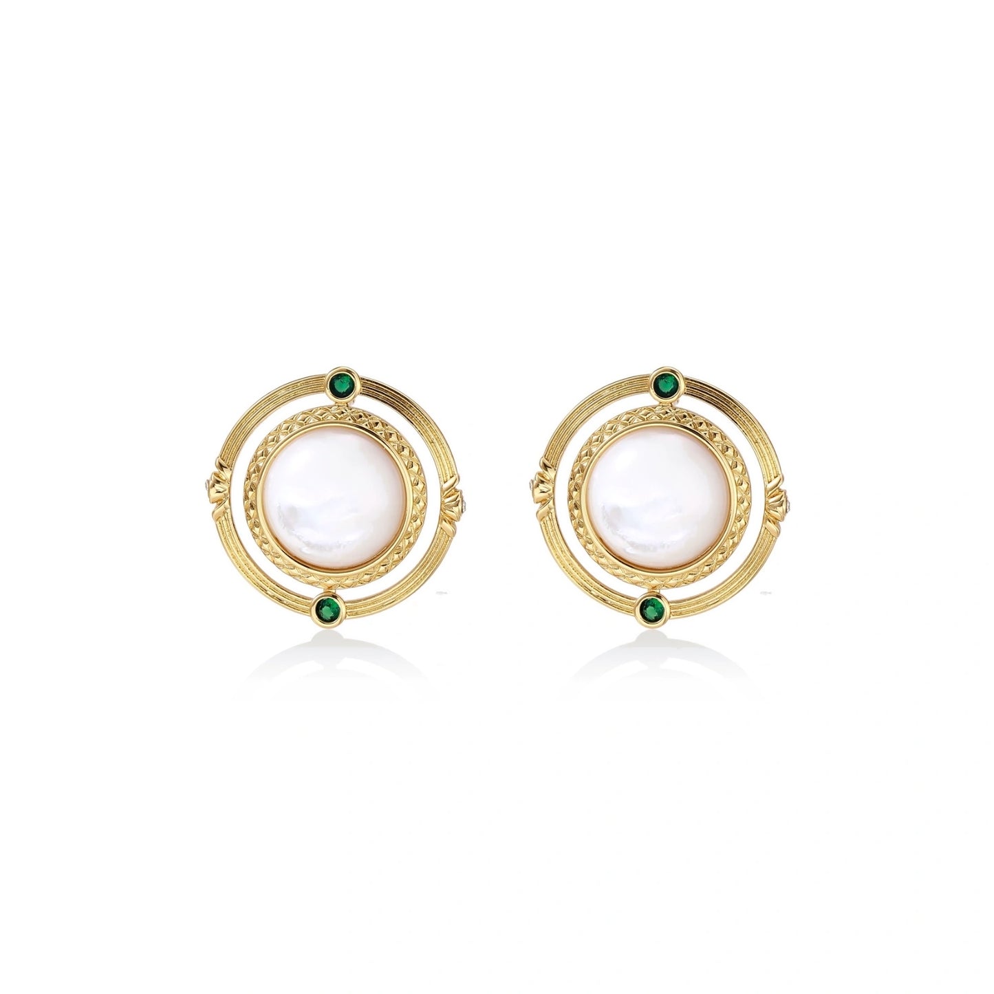 Compass Rose Studs by Gabriella's Jewels