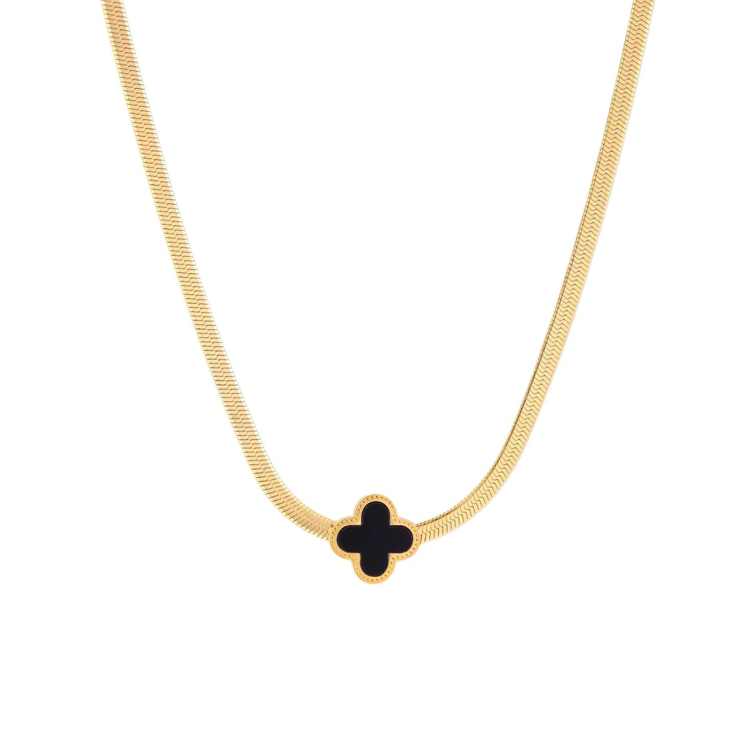 Lucky Clover Necklace by Gabriella's Jewels