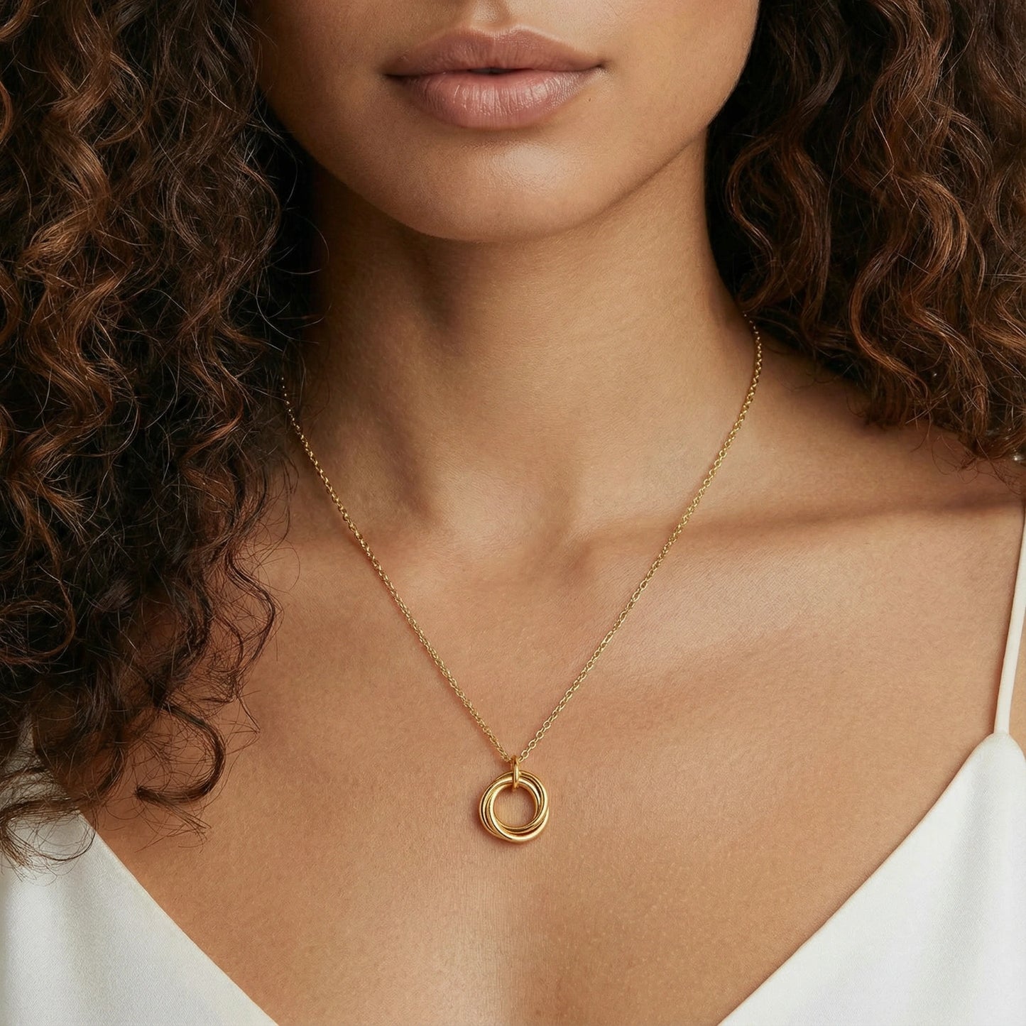 Twisted Harmony Necklace by Gabriella's Jewels