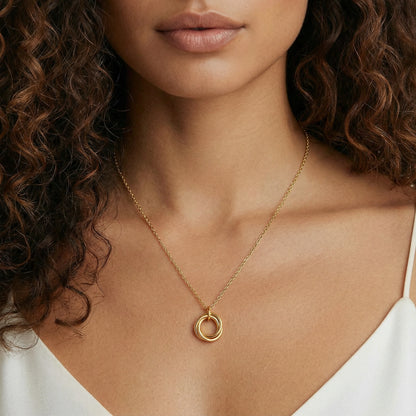 Twisted Harmony Necklace by Gabriella's Jewels