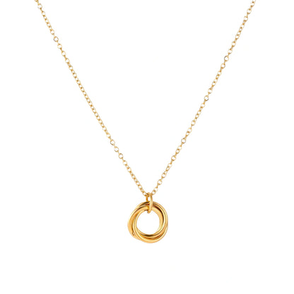 Twisted Harmony Necklace by Gabriella's Jewels