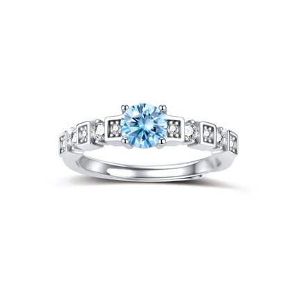 Skyline Moissanite Ring by Gabriella's Jewels